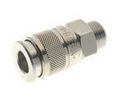 Quick Coupling Socket, Brass, 16bar, 80°C, G1/4" Pack of 2 pieces
